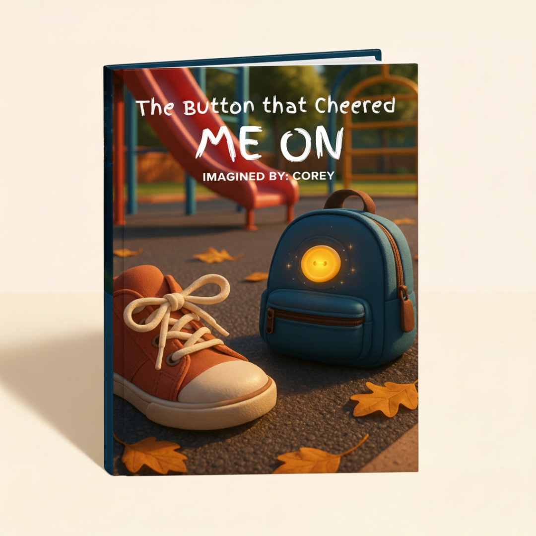 The Button That Cheered Me On